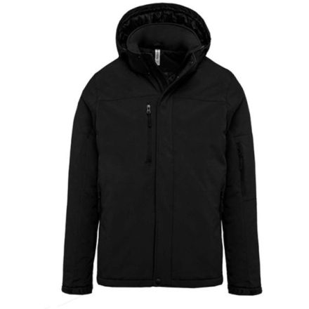 utt_ka650bl-xl Kariban KA650 MEN'S HOODED SOFTSHELL LINED PARKA XL