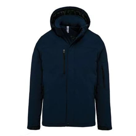 utt_ka650nv-m  Kariban KA650 MEN'S HOODED SOFTSHELL LINED PARKA M