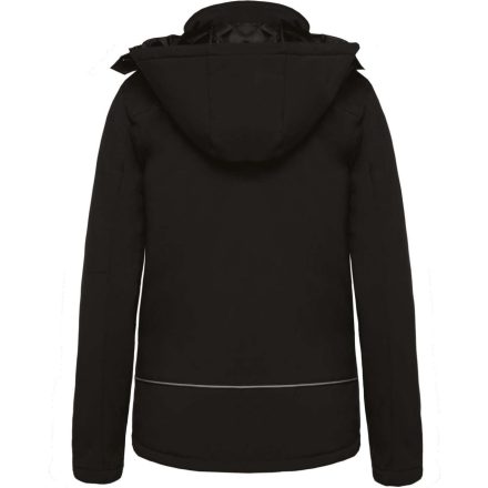 utt_ka651bl-l Kariban KA651 LADIES’ HOODED SOFTSHELL LINED PARKA L