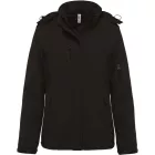 utt_ka651bl-xl  Kariban KA651 LADIES’ HOODED SOFTSHELL LINED PARKA XL