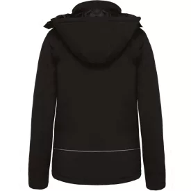   utt_ka651bl-xs Kariban KA651 LADIES’ HOODED SOFTSHELL LINED PARKA XS