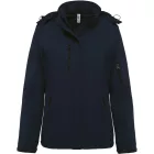 utt_ka651nv-m Kariban KA651 LADIES’ HOODED SOFTSHELL LINED PARKA M