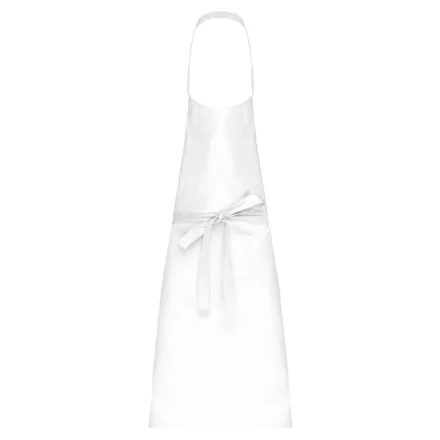 utt_ka8000wh-u Kariban KA8000 POLYCOTTON APRON WITHOUT POCKET U