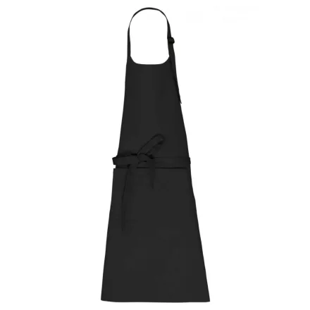 utt_ka8007bl-u Kariban KA8007 APRON WITH POCKET IN ORGANIC COTTON U