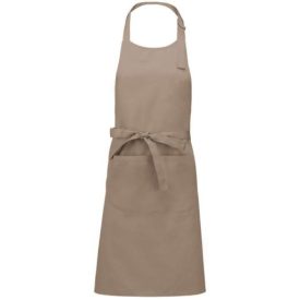   utt_ka890be-u Kariban KA890 POLYESTER COTTON APRON WITH POCKET U