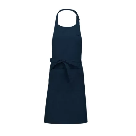 utt_ka890nv-u Kariban KA890 POLYESTER COTTON APRON WITH POCKET U