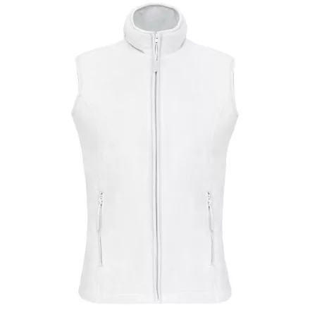 utt_ka906wh-xs Kariban KA906 MELODIE - LADIES' MICROFLEECE GILET XS