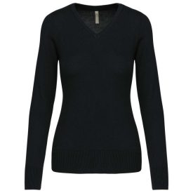 utt_ka966bl-2xl Kariban KA966 LADIES' V-NECK JUMPER 2XL