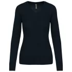 utt_ka966nv-s Kariban KA966 LADIES' V-NECK JUMPER S