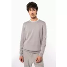 utt_ka967bl-m  Kariban KA967 MEN'S CREW NECK JUMPER M