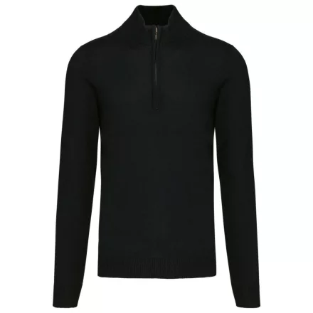 utt_ka970bl-xl Kariban KA970 MEN'S ZIP NECK JUMPER XL
