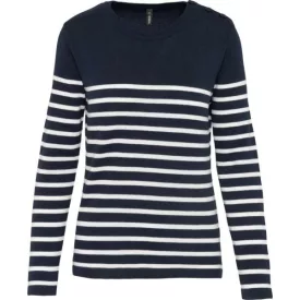   utt_ka990stnv-owh-xs Kariban KA990 LADIES' SAILOR JUMPER XS