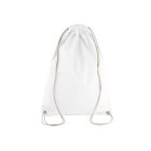 utt_ki0125wh-u Kimood KI0125 COTTON DRAWSTRING BACKPACK U