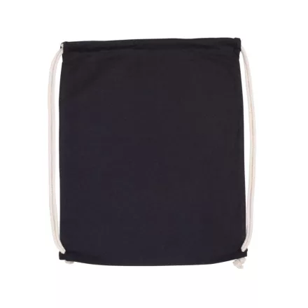 utt_ki0139bl-u Kimood KI0139 ORGANIC COTTON BACKPACK WITH DRAWSTRING CARRY HANDLES U