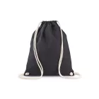 utt_ki0139bl-u Kimood KI0139 ORGANIC COTTON BACKPACK WITH DRAWSTRING CARRY HANDLES U