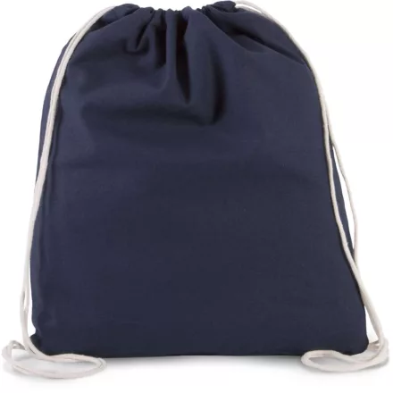 utt_ki0147nv-u Kimood KI0147 ORGANIC COTTON SMALL DRAWSTRING BAG U