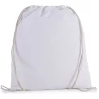utt_ki0147wh-u Kimood KI0147 ORGANIC COTTON SMALL DRAWSTRING BAG U