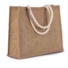 utt_ki0219ca-u Kimood KI0219 JUTE BEACH BAG U