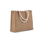 utt_ki0219wh-u Kimood KI0219 JUTE BEACH BAG U