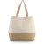utt_ki0235na-na-u Kimood KI0235 CANVAS & JUTE HOLD-ALL SHOPPER BAG U