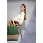 utt_ki0235na-na-u Kimood KI0235 CANVAS & JUTE HOLD-ALL SHOPPER BAG U