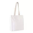 utt_ki0251wh-u Kimood KI0251 TOTE BAG WITH GUSSET U