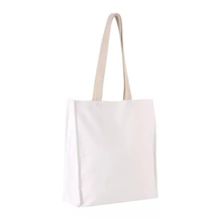 utt_ki0251wh-u Kimood KI0251 TOTE BAG WITH GUSSET U