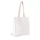 utt_ki0251wh-u Kimood KI0251 TOTE BAG WITH GUSSET U