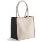 utt_ki0255na-tu-u Kimood KI0255 COTTON / JUTE TOTE BAG - 17L U