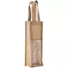 utt_ki0267na-u Kimood KI0267 JUTE BOTTLE BAG U