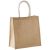 utt_ki0274na-u Kimood KI0274 JUTE CANVAS TOTE - LARGE U