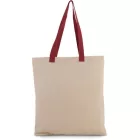 utt_ki0277na-cy-u Kimood KI0277 FLAT CANVAS SHOPPER WITH CONTRAST HANDLE U