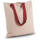 utt_ki0277na-cy-u Kimood KI0277 FLAT CANVAS SHOPPER WITH CONTRAST HANDLE U