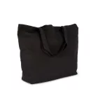 utt_ki0296bl-u Kimood KI0296 EXTRA-LARGE SHOPPING BAG IN COTTON U