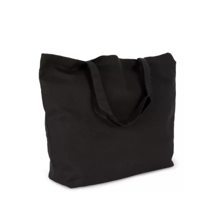 utt_ki0296bl-u Kimood KI0296 EXTRA-LARGE SHOPPING BAG IN COTTON U