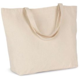   utt_ki0296na-u Kimood KI0296 EXTRA-LARGE SHOPPING BAG IN COTTON U