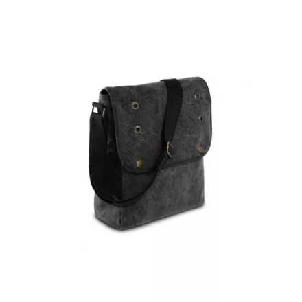 utt_ki0302bl-u Kimood KI0302 CANVAS SHOULDER BAG U