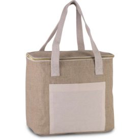 utt_ki0353na-u Kimood KI0353 JUTE COOL BAG - MEDIUM SIZE U