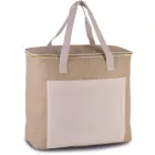 utt_ki0354na-u Kimood KI0354 JUTE COOL BAG - LARGE SIZE U