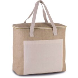 utt_ki0354na-u Kimood KI0354 JUTE COOL BAG - LARGE SIZE U