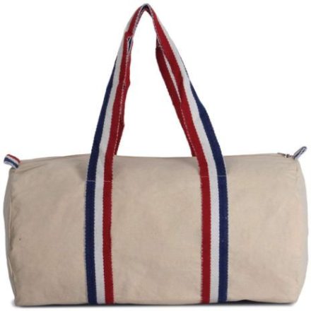 utt_ki0632na-ref-wh-rfe-u Kimood KI0632 COTTON CANVAS HOLD-ALL BAG U