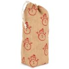 utt_ki0726na-cy-u Kimood KI0726 BOTTLE CARRIER WITH CHRISTMAS PATTERNS U