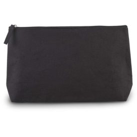 utt_ki0727bl-u Kimood KI0727 COTTON CANVAS TOILETRY BAG U
