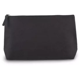 utt_ki0727bl-u Kimood KI0727 COTTON CANVAS TOILETRY BAG U