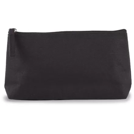 utt_ki0728bl-u Kimood KI0728 COTTON CANVAS TOILETRY BAG U