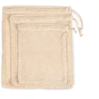 utt_ki0734na-l Kimood KI0734 MESH BAG WITH DRAWSTRING CARRY HANDLE L