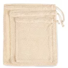 utt_ki0734na-m Kimood KI0734 MESH BAG WITH DRAWSTRING CARRY HANDLE M