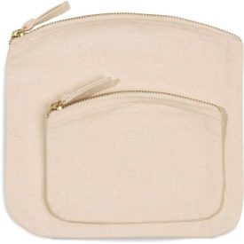 utt_ki0742na-m Kimood KI0742 POUCH WITH ZIP FASTENING M