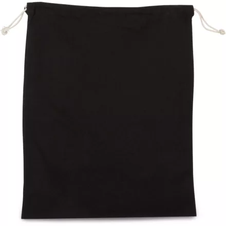 utt_ki0747bl-u Kimood KI0747 COTTON BAG WITH DRAWCORD CLOSURE - LARGE SIZE U