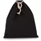 utt_ki0747bl-u Kimood KI0747 COTTON BAG WITH DRAWCORD CLOSURE - LARGE SIZE U